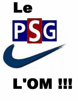 LE PSG NIKE L'OM